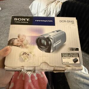Sony Handycam DCR-SX45 Black and Silver Camcorder